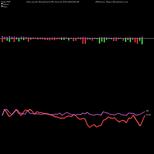 PVM Price Volume Measure charts Williamson Magor WILLAMAGOR_BE share NSE Stock Exchange 