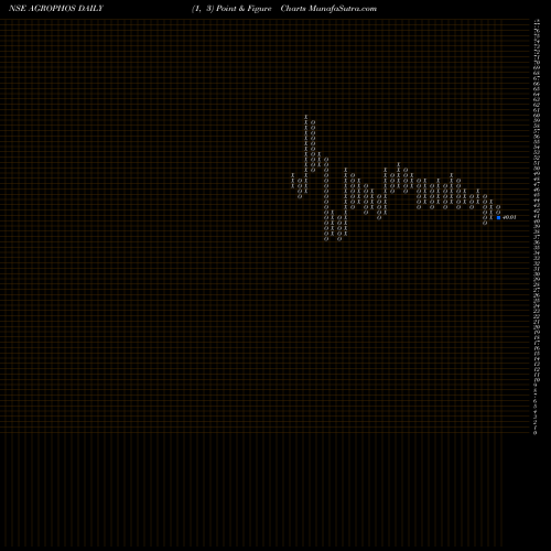 Free Point and Figure charts Agro Phos India Limited AGROPHOS share NSE Stock Exchange 