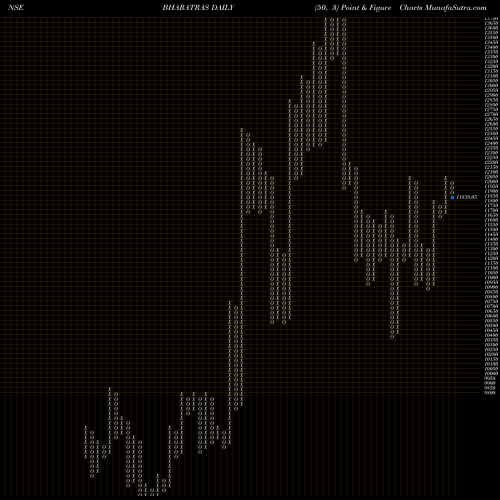 Free Point and Figure charts Bharat Rasayan Limited BHARATRAS share NSE Stock Exchange 