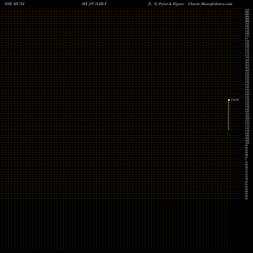 Free Point and Figure charts Munish Forge Limited MUNISH_ST share NSE Stock Exchange 