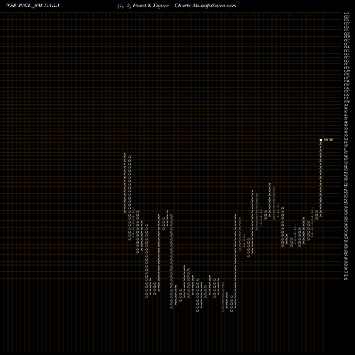 Free Point and Figure charts Power Instrument (g) Ltd PIGL_SM share NSE Stock Exchange 