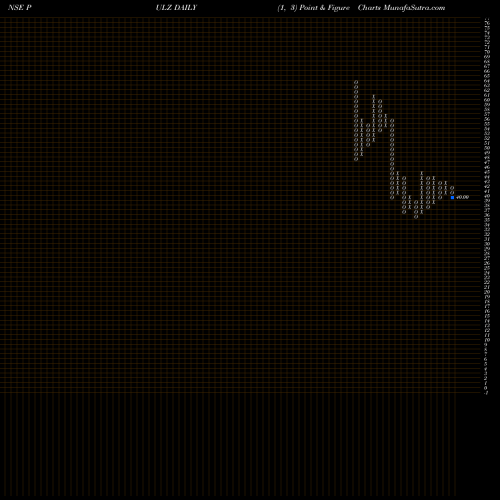 Free Point and Figure charts Pulz Electronics Limited PULZ share NSE Stock Exchange 
