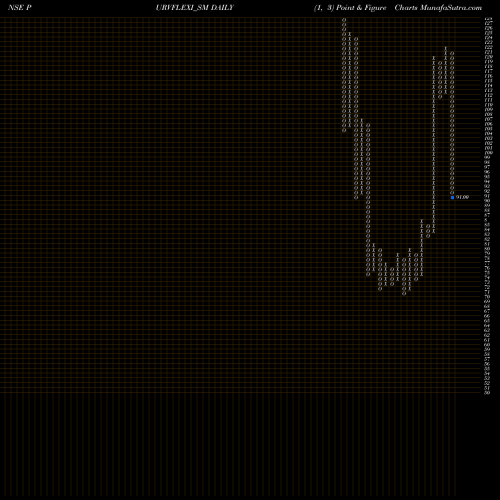 Free Point and Figure charts Purv Flexipack Limited PURVFLEXI_SM share NSE Stock Exchange 