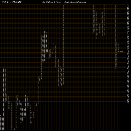 Free Point and Figure charts Tac Infosec Limited TAC_SM share NSE Stock Exchange 