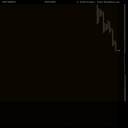 Free Point and Figure charts United Breweries (Holdings) Limited UBHOLDINGS share NSE Stock Exchange 