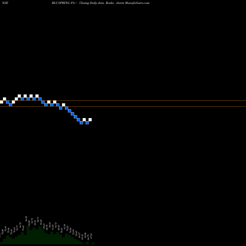 Free Renko charts Bluspring Enterprises Ltd BLUSPRING share NSE Stock Exchange 