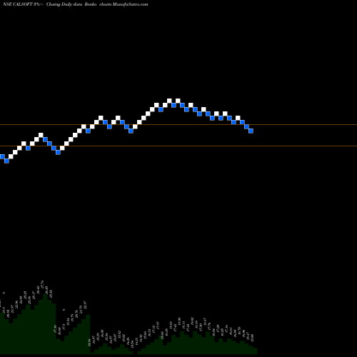 Free Renko charts California Software Company Limited CALSOFT share NSE Stock Exchange 