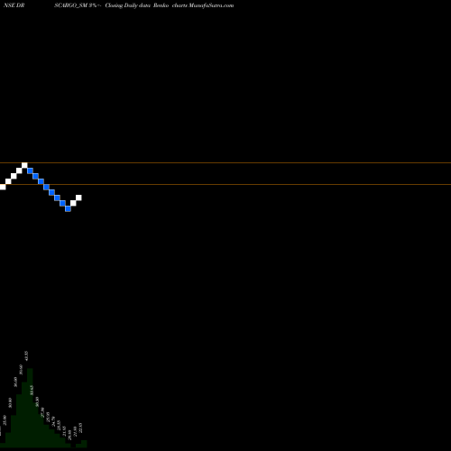 Free Renko charts Drs Cargo Movers Limited DRSCARGO_SM share NSE Stock Exchange 
