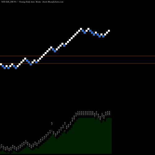 Free Renko charts E2e Networks Limited E2E_SM share NSE Stock Exchange 