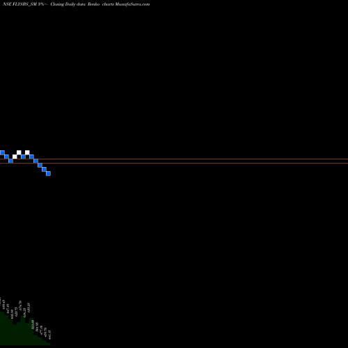 Free Renko charts Flysbs Aviation Limited FLYSBS_SM share NSE Stock Exchange 