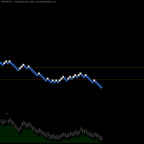 Free Renko charts Hinduja Global Solutions Limited HGS share NSE Stock Exchange 