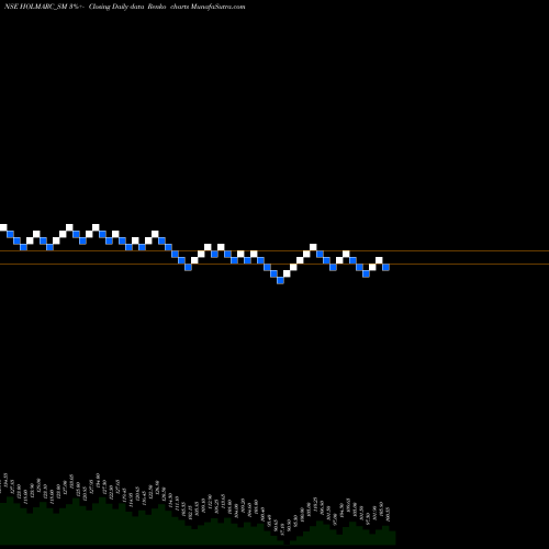 Free Renko charts Holmarc Opto Mechatro L HOLMARC_SM share NSE Stock Exchange 