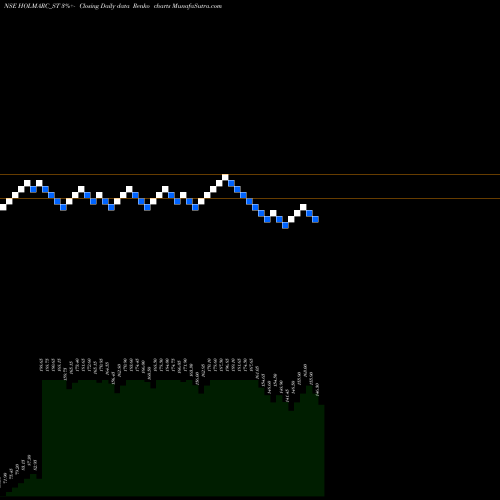 Free Renko charts Holmarc Opto Mechatro L HOLMARC_ST share NSE Stock Exchange 