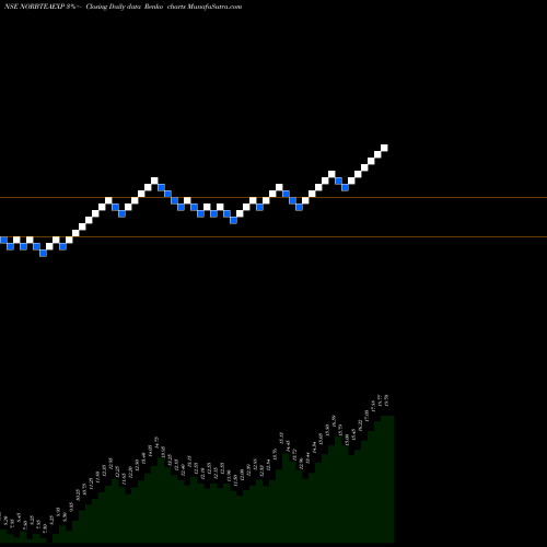 Free Renko charts Norben Tea & Exports Limited NORBTEAEXP share NSE Stock Exchange 