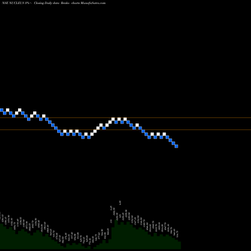 Free Renko charts Nucleus Software Exports Limited NUCLEUS share NSE Stock Exchange 