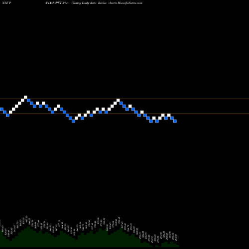 Free Renko charts Panama Petrochem Limited PANAMAPET share NSE Stock Exchange 