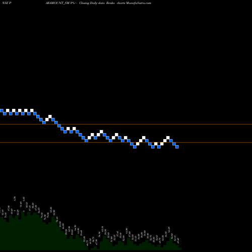 Free Renko charts Paramount Dye Tec Limited PARAMOUNT_SM share NSE Stock Exchange 