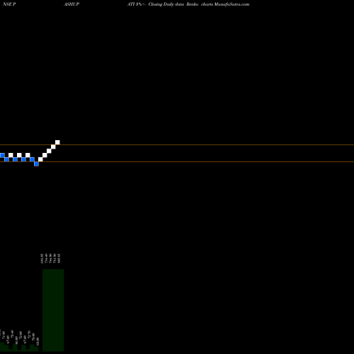 Free Renko charts Pashupati Cotspin Limited PASHUPATI share NSE Stock Exchange 