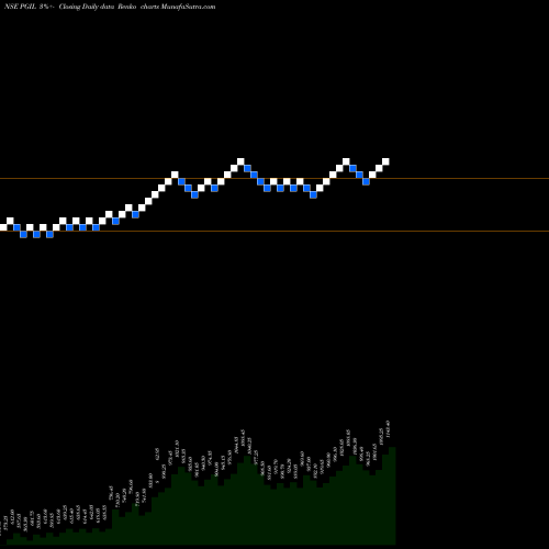 Free Renko charts Pearl Global Industries Limited PGIL share NSE Stock Exchange 