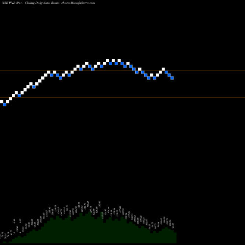 Free Renko charts Punjab National Bank PNB share NSE Stock Exchange 