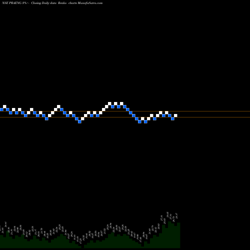 Free Renko charts Prajay Engineers Syndicate Limited PRAENG share NSE Stock Exchange 
