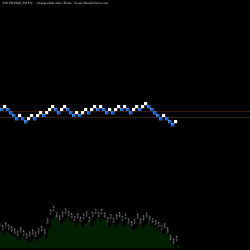 Free Renko charts Pranik Logistics Limited PRANIK_SM share NSE Stock Exchange 