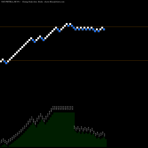 Free Renko charts Pritika Eng Compo Ltd PRITIKA_SM share NSE Stock Exchange 