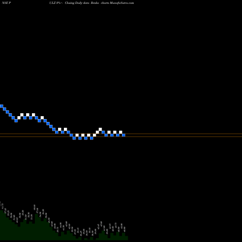Free Renko charts Pulz Electronics Limited PULZ share NSE Stock Exchange 