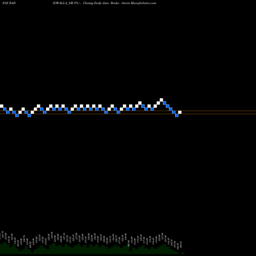 Free Renko charts Radiowalla Network Ltd RADIOWALLA_SM share NSE Stock Exchange 