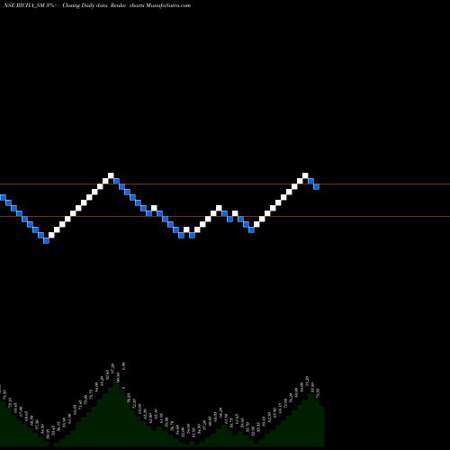 Free Renko charts Richa Info Systems Ltd RICHA_SM share NSE Stock Exchange 