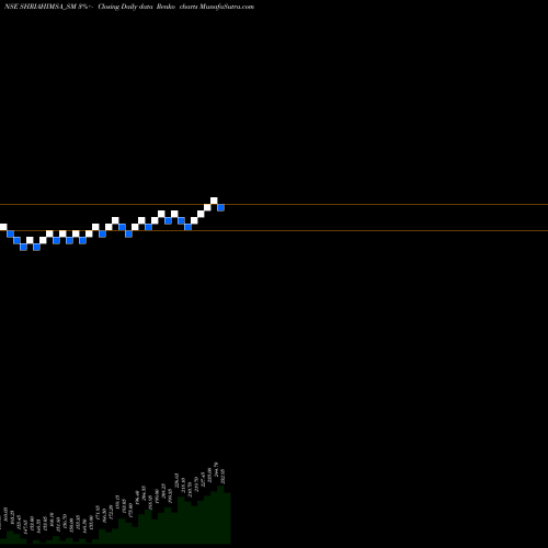 Free Renko charts Shri Ahimsa Naturals Ltd SHRIAHIMSA_SM share NSE Stock Exchange 