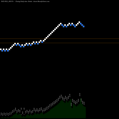 Free Renko charts Shree Vasu Logistics Ltd SVLL_SM share NSE Stock Exchange 