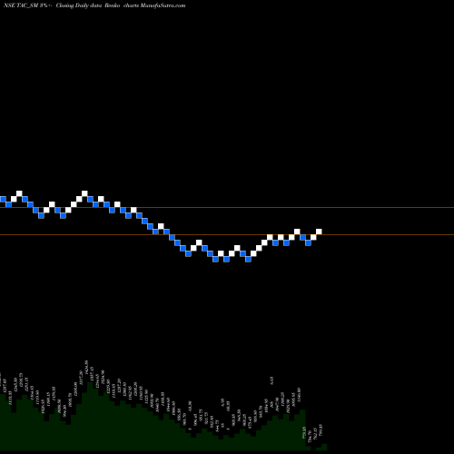 Free Renko charts Tac Infosec Limited TAC_SM share NSE Stock Exchange 