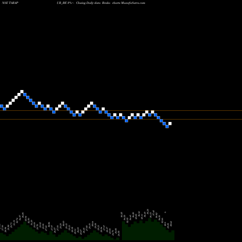 Free Renko charts Tarapur Transformers Ltd TARAPUR_BE share NSE Stock Exchange 