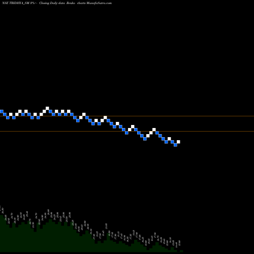 Free Renko charts Tridhya Tech Limited TRIDHYA_SM share NSE Stock Exchange 