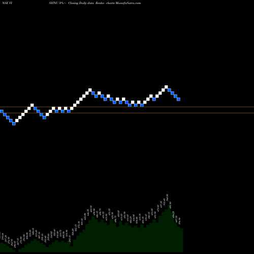 Free Renko charts Vishnu Chemicals Limited VISHNU share NSE Stock Exchange 