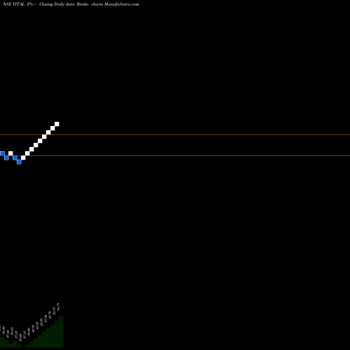 Free Renko charts Vital Chemtech Limited VITAL share NSE Stock Exchange 