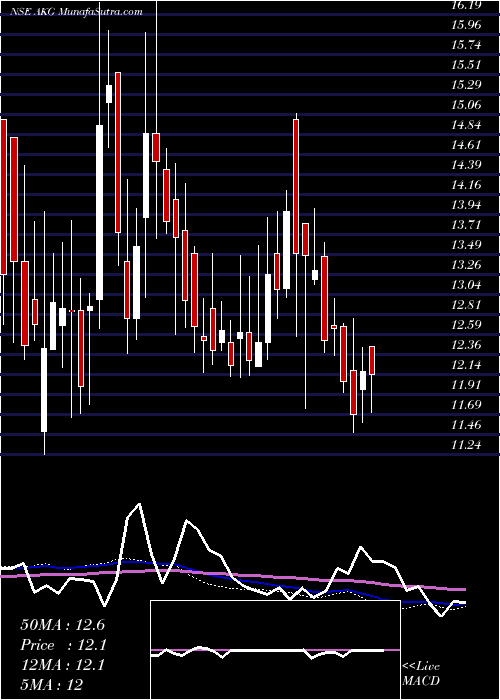  weekly chart AkgExim