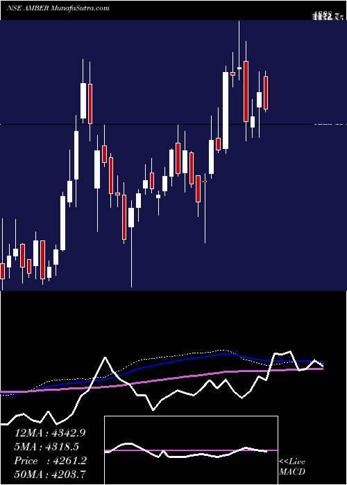  weekly chart AmberEnterprises