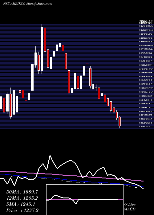  weekly chart AmbikaCotton