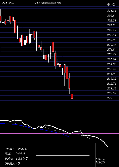  Daily chart Andhra Paper Limited