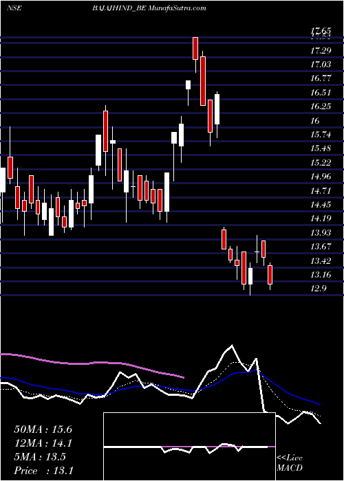 Daily chart Bajaj Hindusthan Sugar Lt