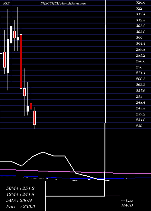  monthly chart BhagiradhaChem