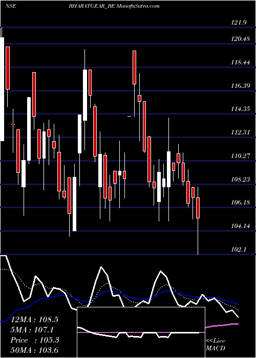  Daily chart Bharat Gears Ltd