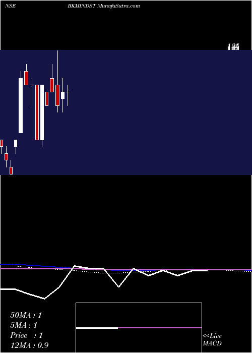 monthly chart BkmIndustries