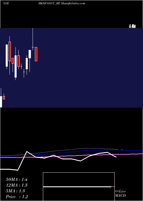  monthly chart BkmIndustries