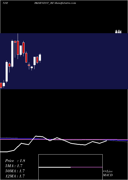  monthly chart BkmIndustries