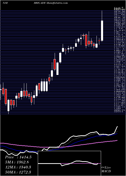  Daily chart Brigade Enterprises Limited