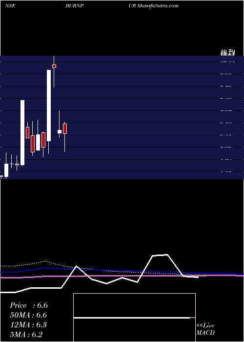  monthly chart BurnpurCement