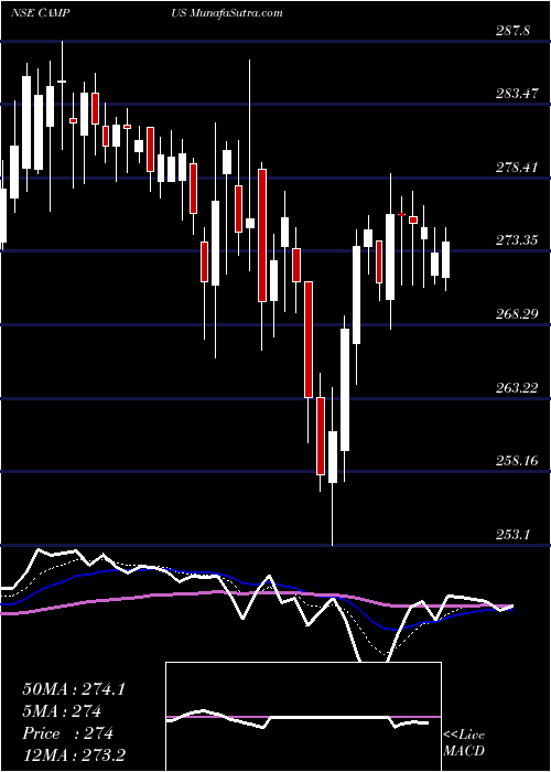  Daily chart Campus Activewear Limited